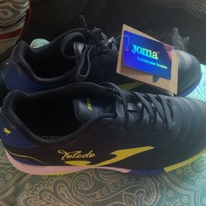 Joma Kids' Toledo Blue and Yellow Soccer Sneakers